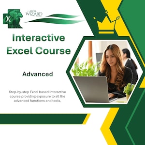 Advanced Interactive Excel Course | Training Course | Learn Excel | Online Training | Microsoft Excel | Upskill | Skills | SALE