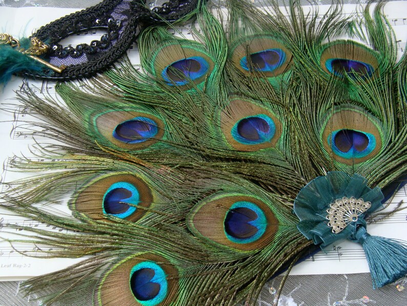 How To Make Peacock Feather Fan