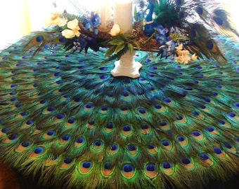 Extravagant Peacock Feather Mat - CUSTOM CREATED for YOU!