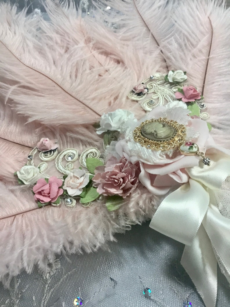 Award-winning Rococo Blush Pink Marie Antoinette Ostrich - Etsy