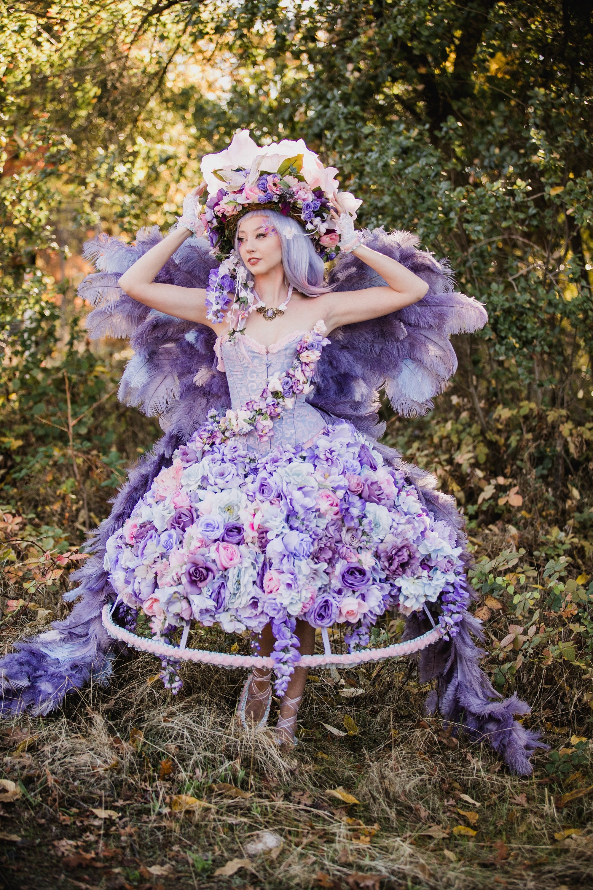 Lavender Hoop Skirt Etsy