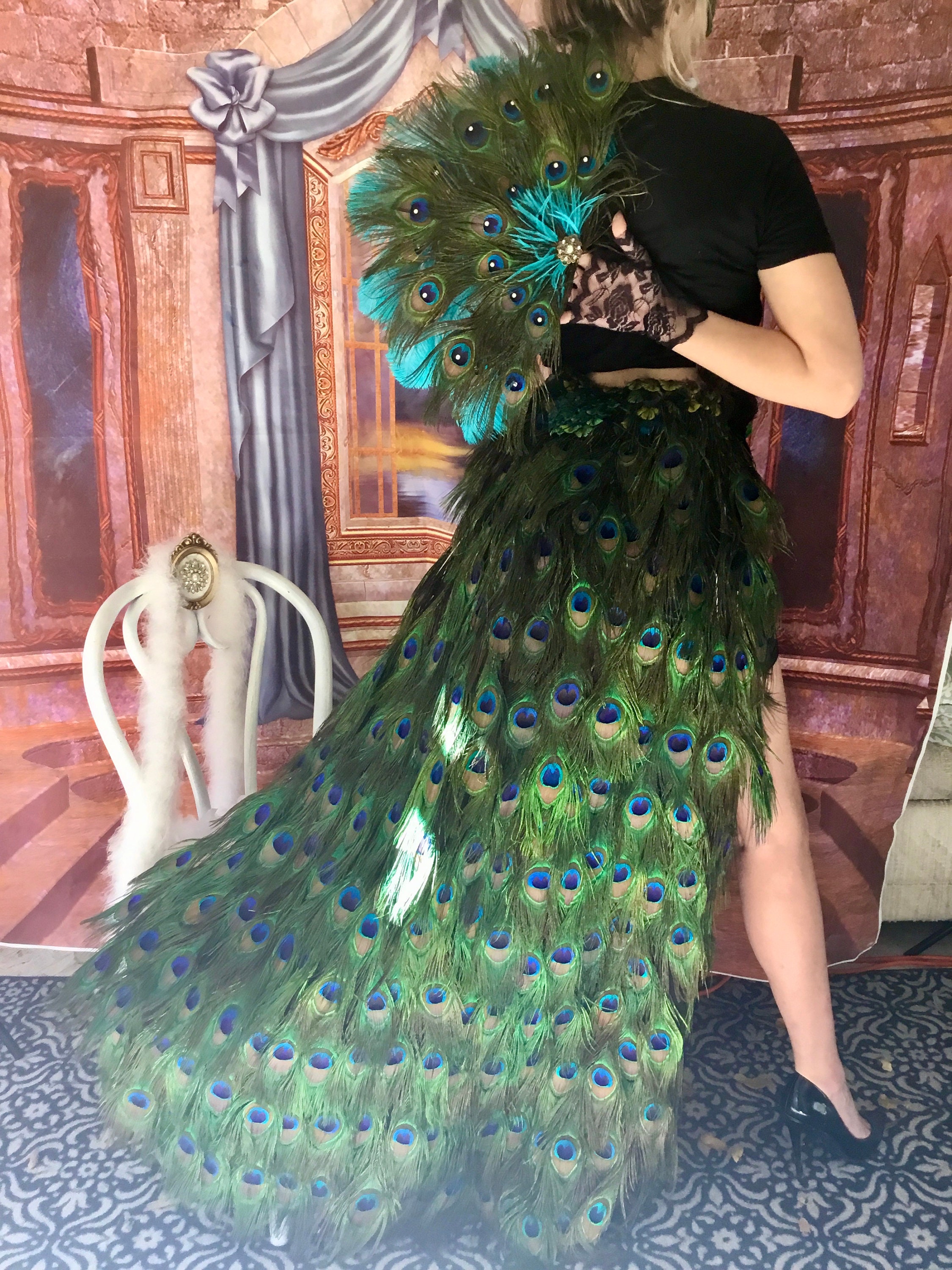 Peacock feathers have been used in fashion for decades - Threads