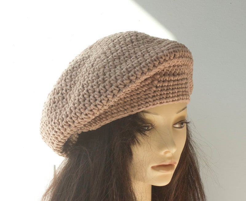 COOTIE PRODUCTIONS 　Crochet Knit Beret COOTIE PRODUCTIONS - Crochet Knit Beret / BLACK