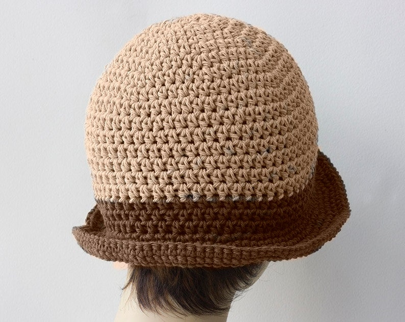 Easy Brimmed Sun Hat Crochet Pattern Cotton Hat Pattern | Etsy