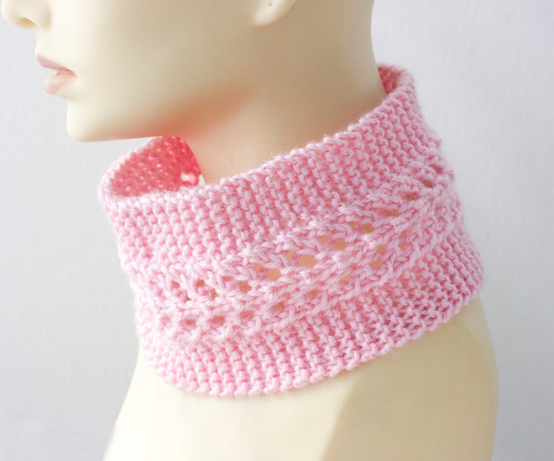 Easy Lace Headband Knitting Pattern Knit Head Band Pattern Etsy