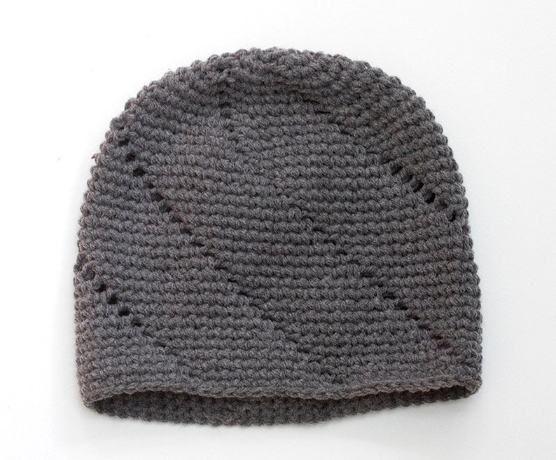 Easy Spiral Hat Crochet Pattern Winter Toque Pattern Etsy