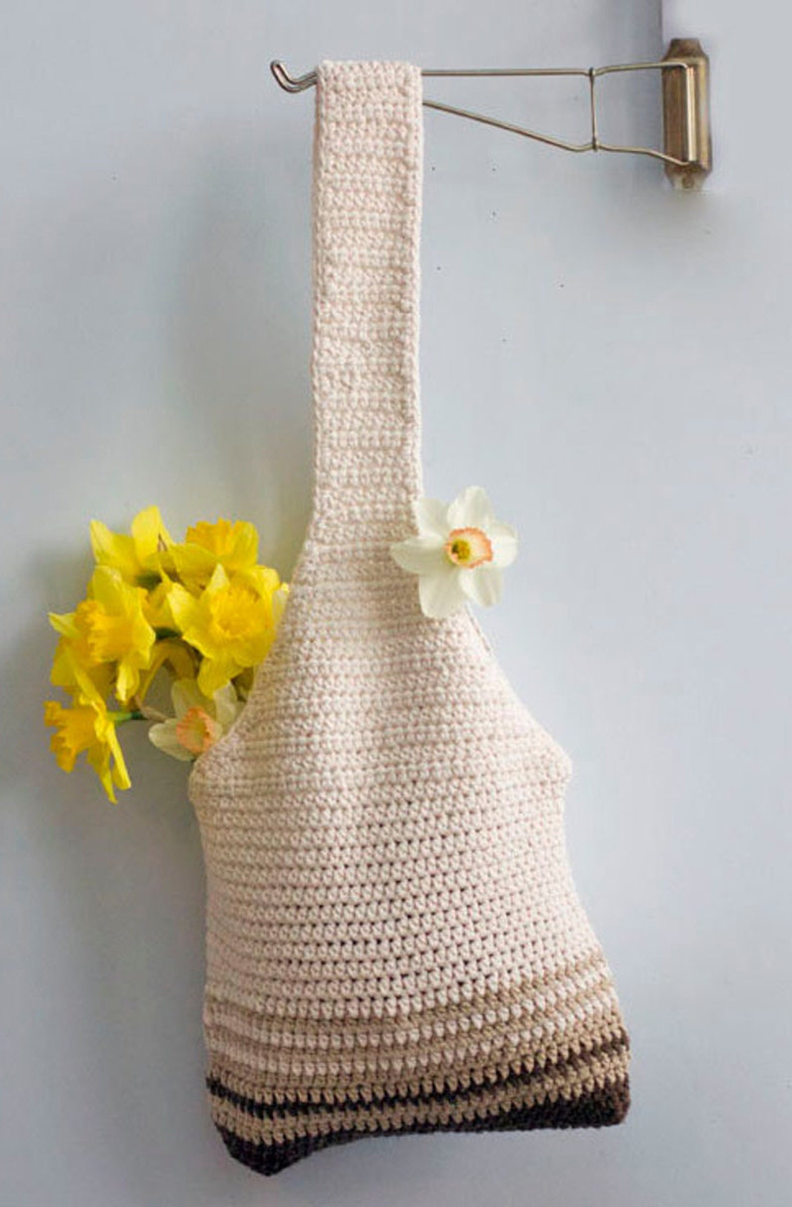 Easy Crochet Pattern Hobo Bag Crochet Pattern Market Tote Etsy