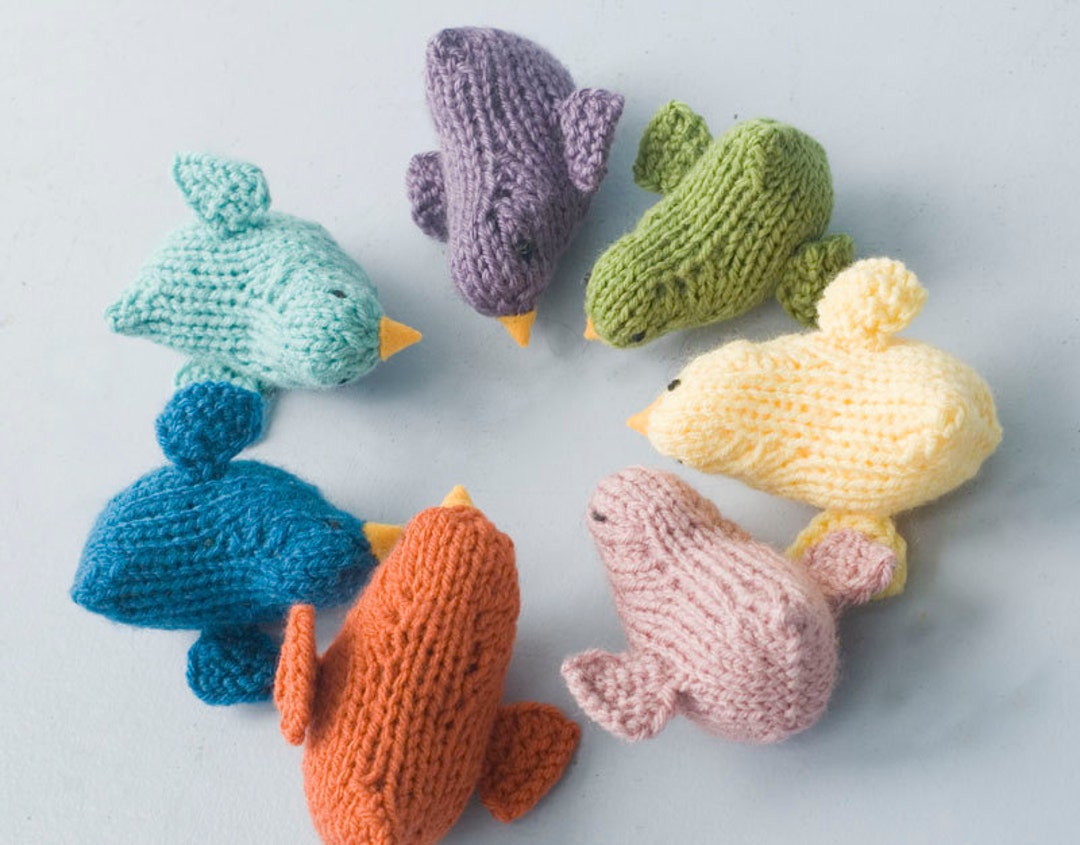 Bird Stuffed Animal Toy Knit Bird Toy Bird Amigurumi Etsy