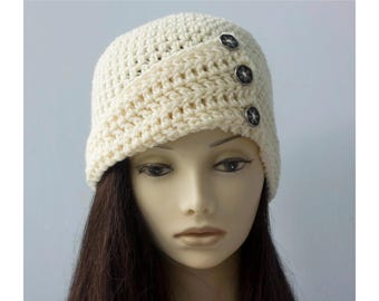 1920s Flapper Cloche Crochet Hat Pattern (PDF Pattern)