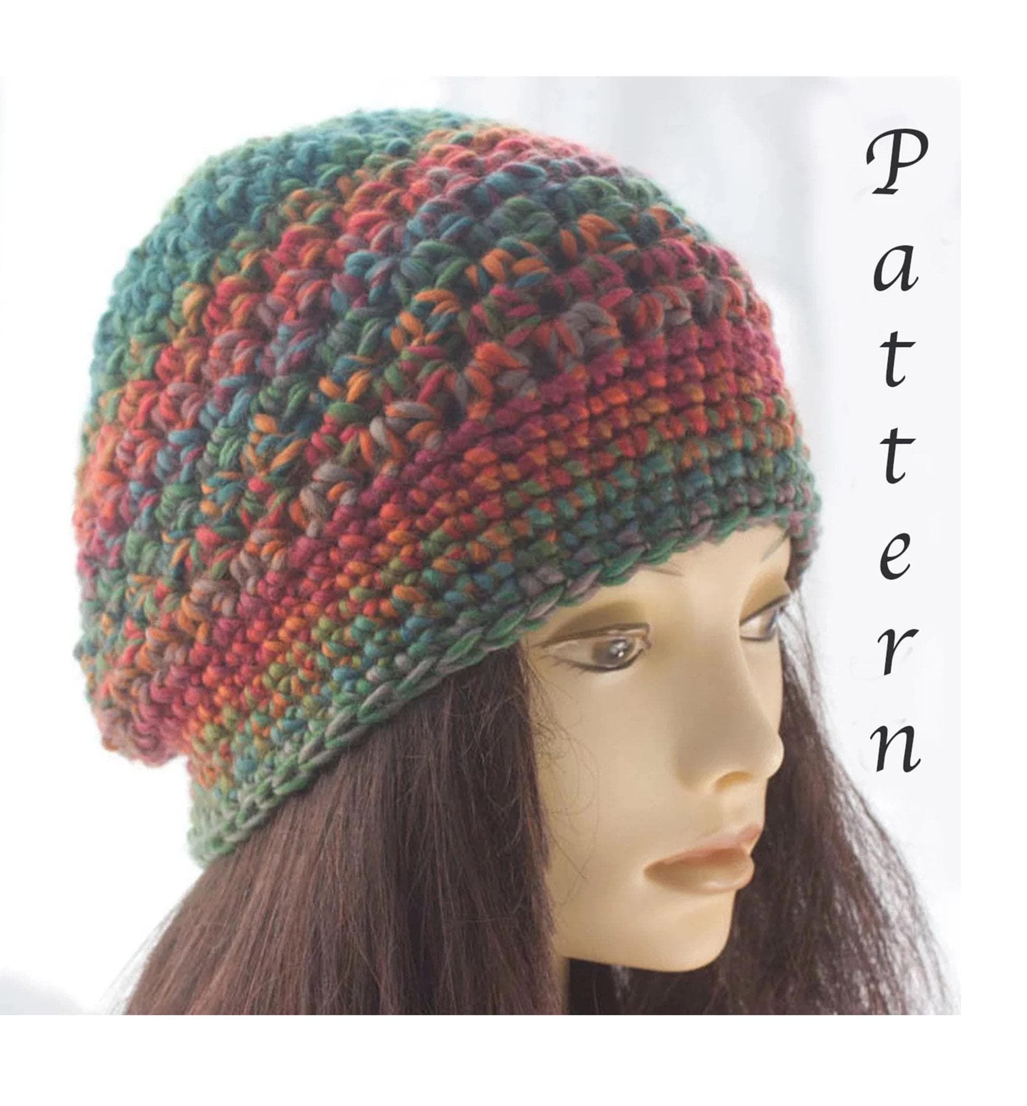 39 Hipster Slouchy Beanie Crochet Patterns for Stylish DIY Hats 23 Slouchy Beanie Crochet Pattern: Easy Bulky Yarn Unisex Hat