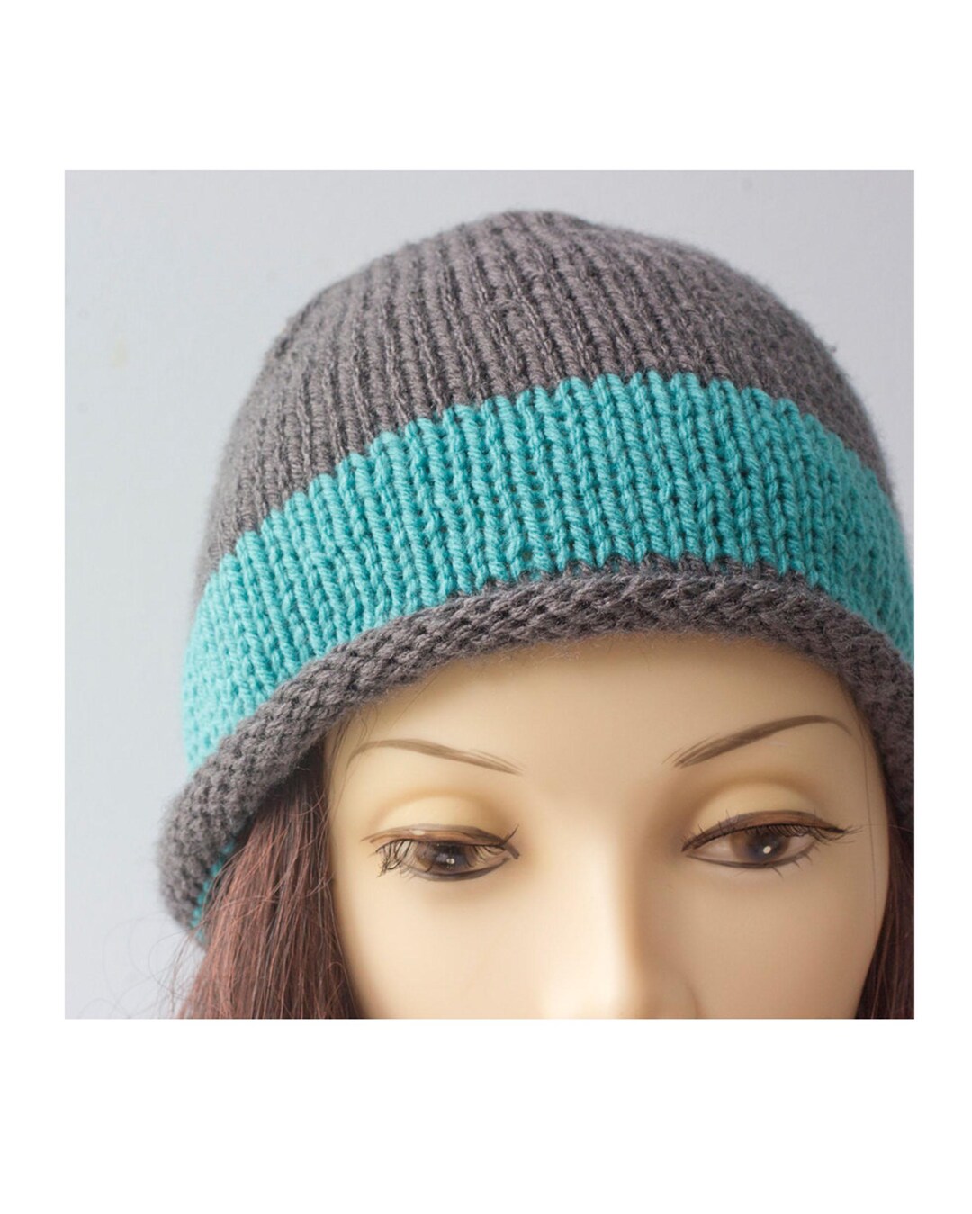 Easy Beanie Hat Knitting Pattern, PDF Digital Download - Etsy