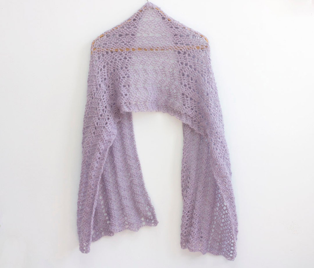 Crochet Lace Shawl Pattern: Easy Beginner PDF Pattern - Etsy