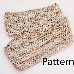Easy Cowl Crochet Pattern, Chunky Infinity Scarf Pattern for Thick and ...