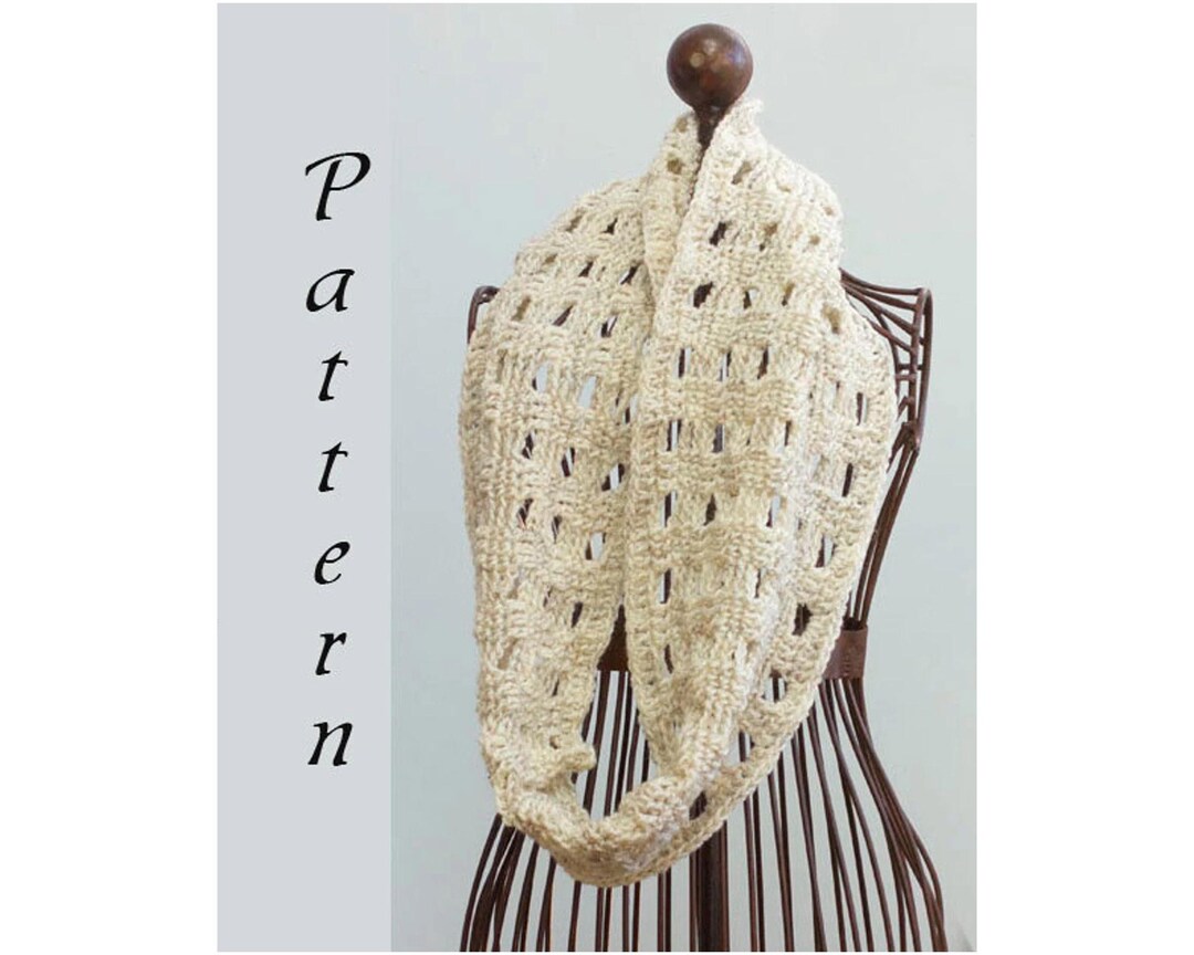 Easy Infinity Scarf Crochet Pattern: Winter Cowl - Etsy