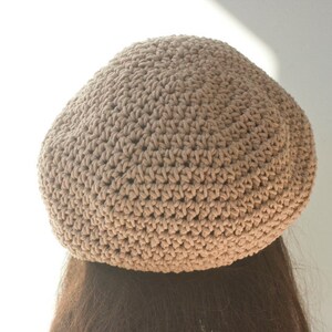 Quick Beret Crochet Pattern, Instant Download, Slouchy Beanie Hat PDF ...