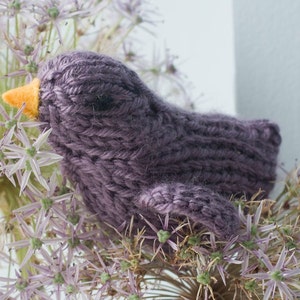 Knit Bird Toy, Stuffed Animal, Toddler Toy, Stocking Stuffer image 4