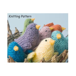 DIY Knit Bird Pattern: Amigurumi Toy Animal Stuffy (PDF Pattern)