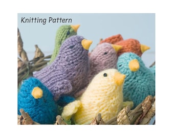 DIY Knit Bird Pattern: Amigurumi Toy Animal Stuffy (PDF Pattern)