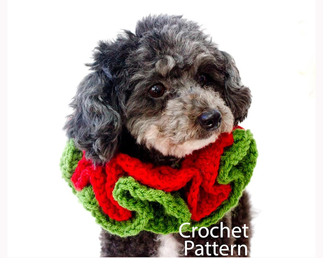 Easy Crochet Pattern Dog or Cat Ruffle Collar - Etsy