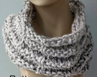 Easy Chunky Cowl Scarf Knitting Pattern - Etsy