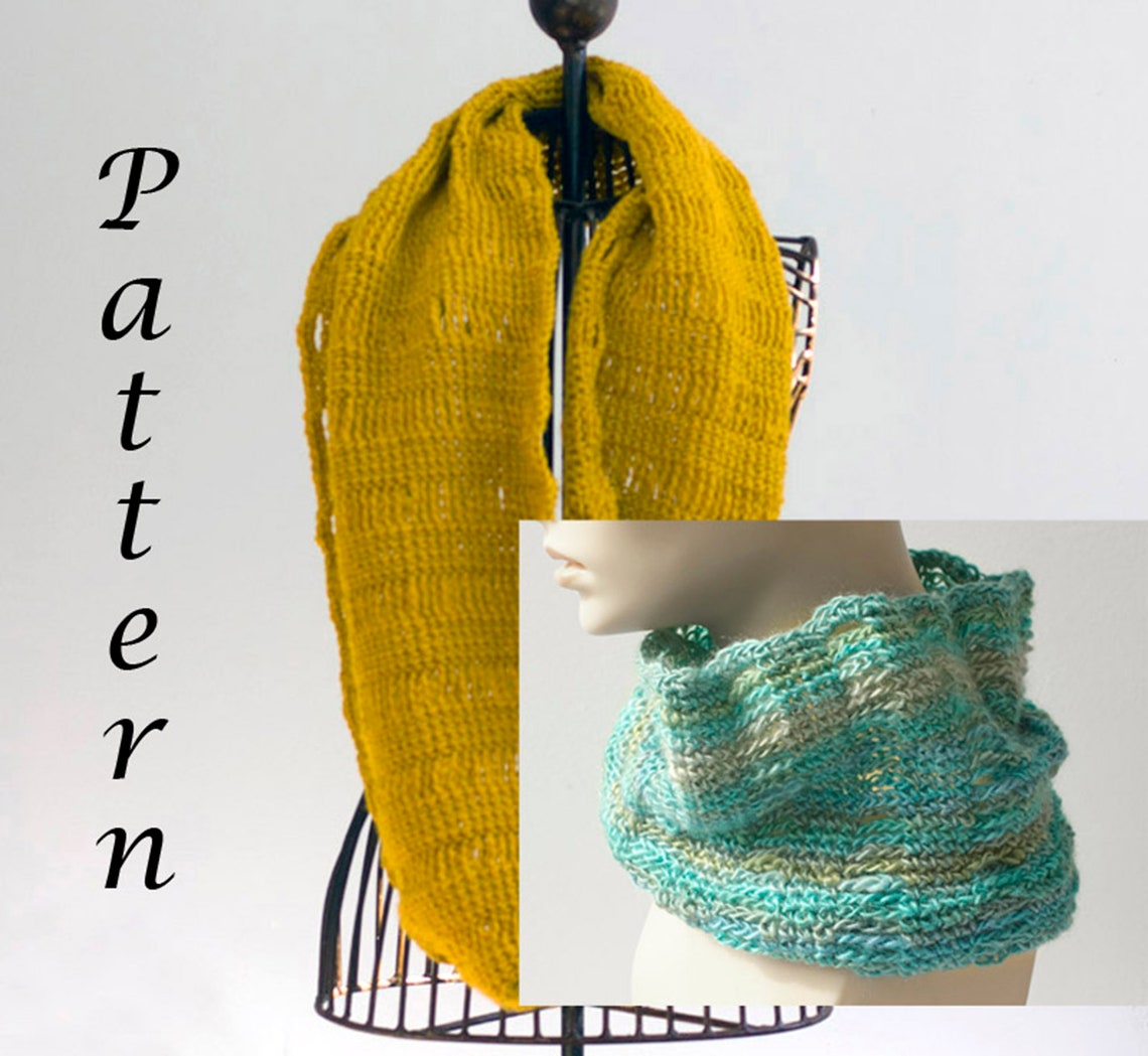 Easy Crochet Pattern Cowl Crochet Pattern for Worsted Yarn Etsy