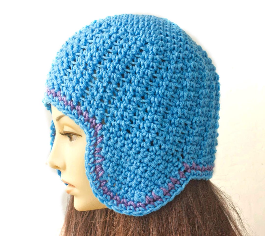 Easy Earflap Hat Crochet Pattern: Women's Beanie (PDF Pattern) - Etsy