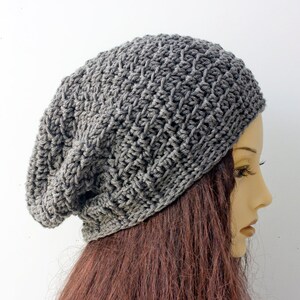 Crochet Slouchy Unisex Beanie Hat, Custom