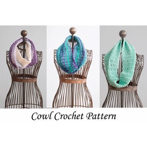 Easy Cowl Infinity Scarf Crochet Pattern