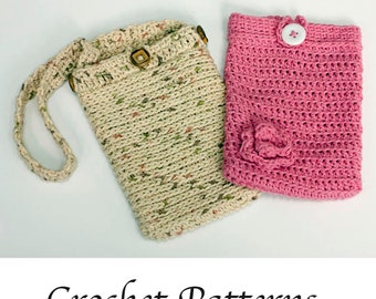 Easy Crochet Pattern, Kindle Cover Pattern,  Kindle Case Pattern PDF, Cotton Yarn Sugar n Cream