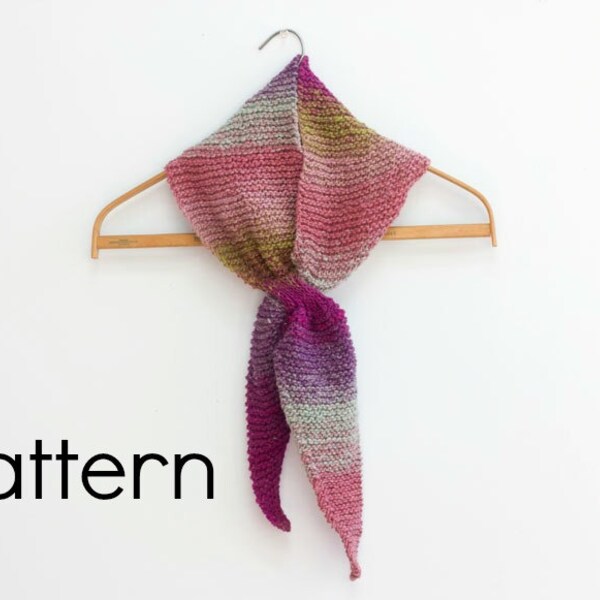 Triangle Keyhole Scarf Pattern Keyhole Scarf - Etsy