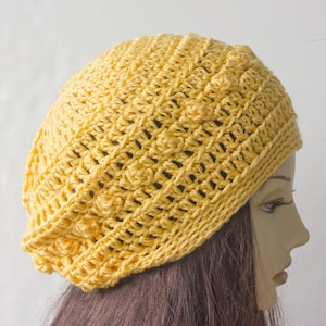 Custom Crochet Beanie Hat, Beret