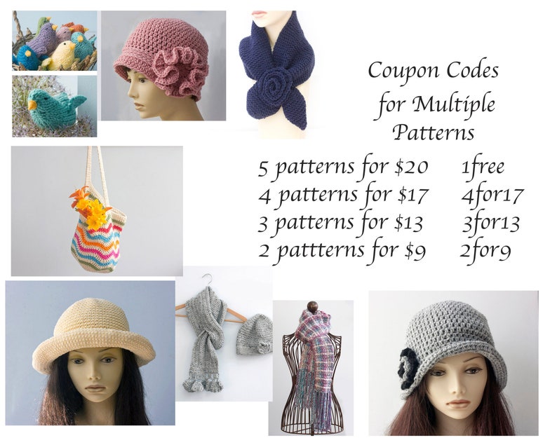 Flapper Cloche Hat Crochet Pattern, Flower and Leaf Hat Pattern, Instant Download, PDF Pattern image 7