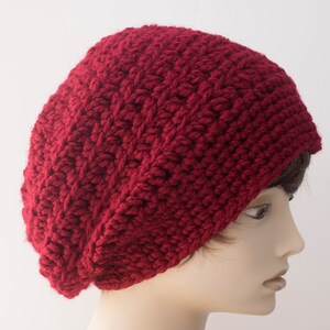 Woman&#39;s Winter Beret Hat, Hand Crochet, Custom