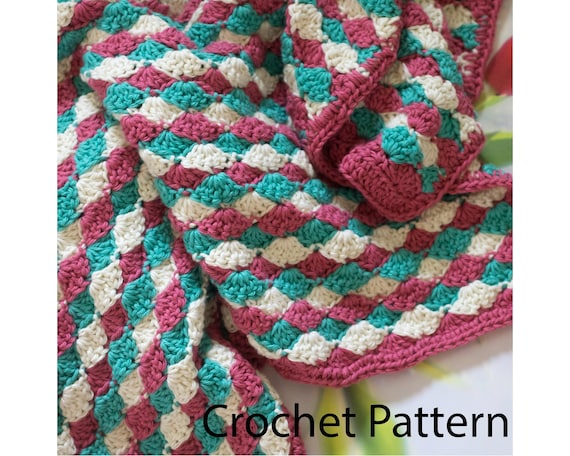 Easy Lapghan Wheelchair Blanket Crochet Pattern Cotton Etsy
