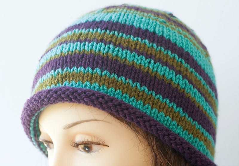 Easy Beanie Hat Knitting Pattern, PDF Digital Download - Etsy