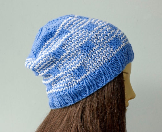 cornflower blue beanie