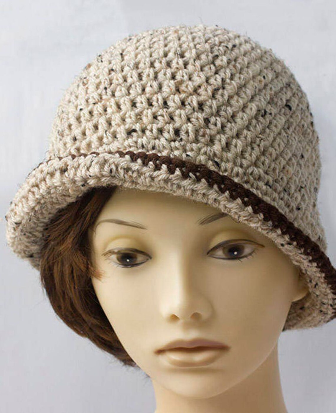 1920's Flapper Hat Pattern Cloche Hat Crochet Pattern - Etsy