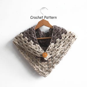 Easy Triangle Scarf Crochet Pattern: Granny Square Stitch (PDF Pattern)