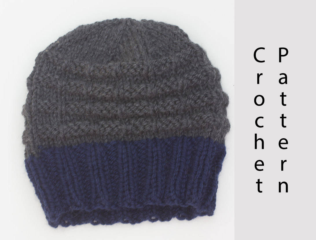 Easy Men's Chunky Hat Knitting Pattern for Bulky Yarn Etsy