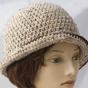 Crochet Cloche Hat for Women 1920's Flapper Hat Chose - Etsy