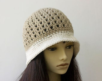 Easy Sun Hat Crochet Pattern,  Bucket Hat, Lily Sugar n Cream
