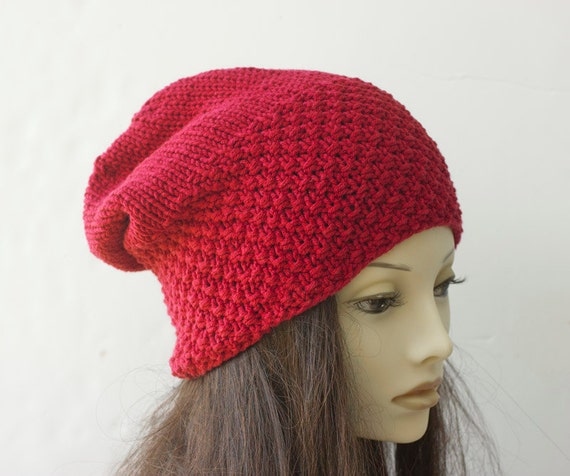 Easy Hat Knitting Pattern Slouchy Beanie Pattern Unisex Knit Hat Pattern Easy Hat Knitting Pattern Slouchy Beanie Pattern Unisex Knit Hat Pattern