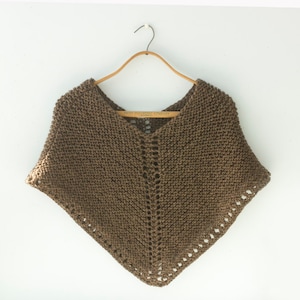 Knit Poncho,  Hippie Poncho, Boho Poncho, Custom Chose Color