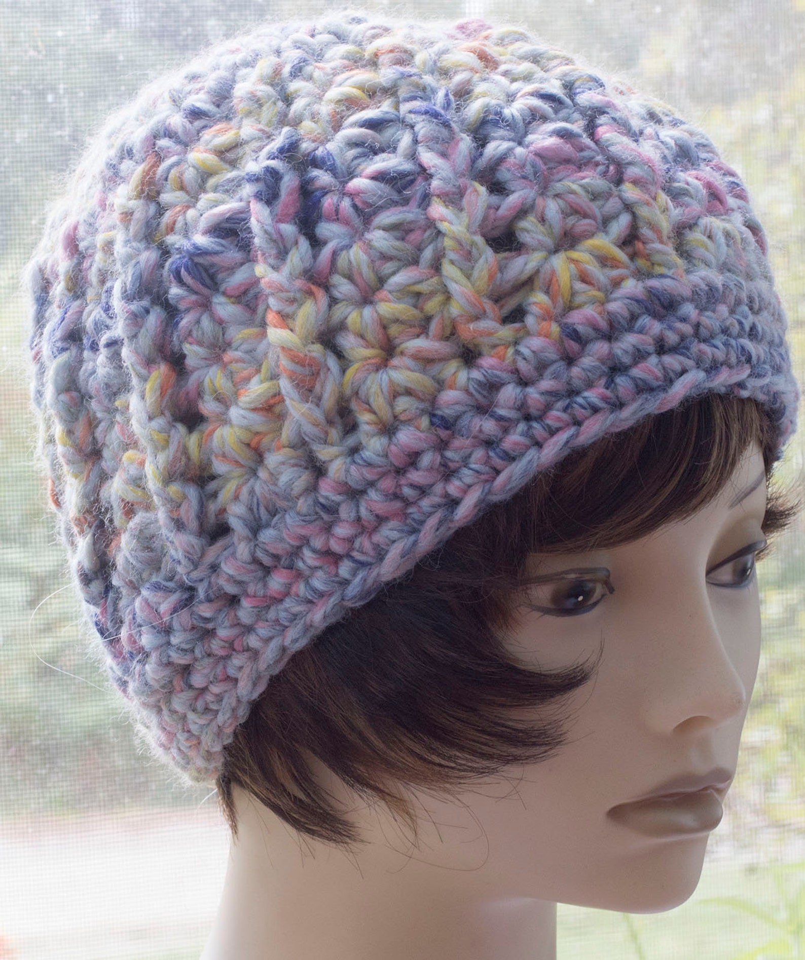 Easy Chunky Beanie Crochet Pattern Pdf Crochet Hat Pattern - Etsy