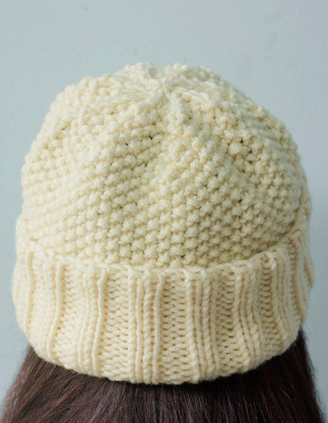 Huckleberry Knit Hat Pattern Adult Size 2 Yarn Weights PDF Pattern Instant  Download Worsted Bulky Knit in the Round - Etsy