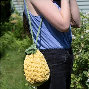 Easy Pineapple Purse Crochet Pattern,  Lily Sugar n Cream