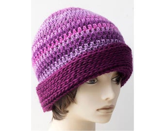 Easy Brimmed Beanie Hat Crochet Pattern