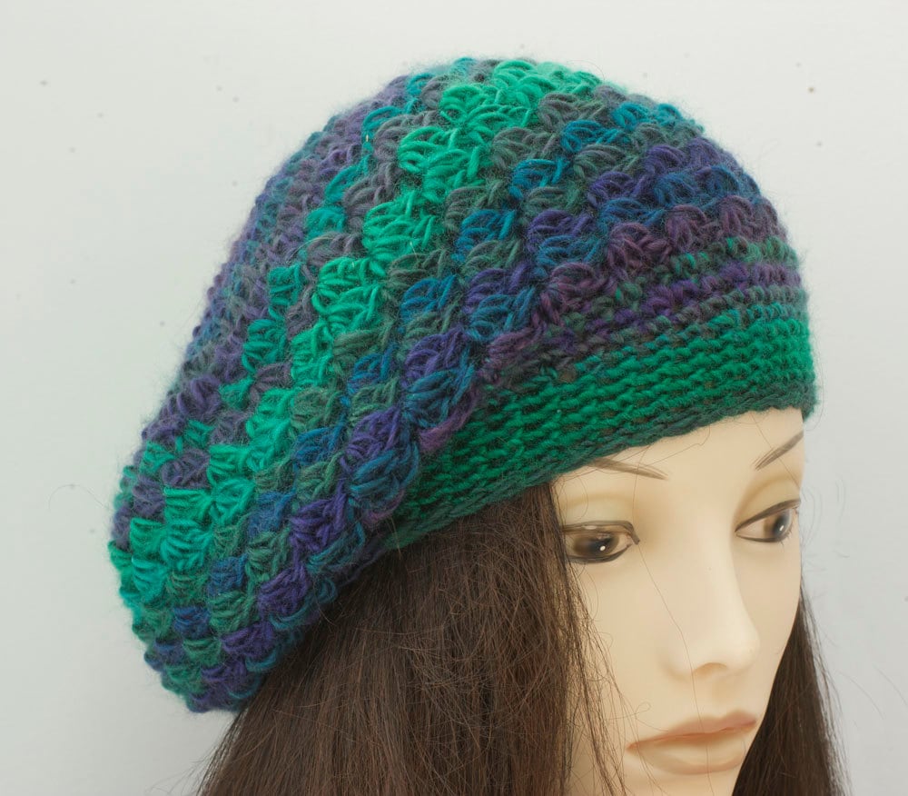 Beret Hat Crochet Pattern Easy Crochet Pattern Hat PDF | Etsy