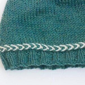 Latvian Braid Hat Knitting Pattern, Beanie Hat Knitting Pattern for Worsted Yarn image 4