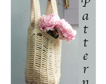 Market Tote Bag Crochet Pattern: Fast Easy